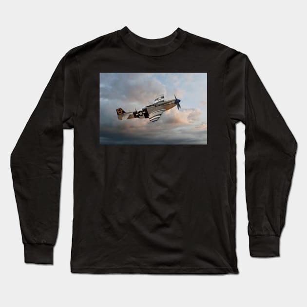 Jumpin' Jacques - P51 Mustang Long Sleeve T-Shirt by SteveHClark